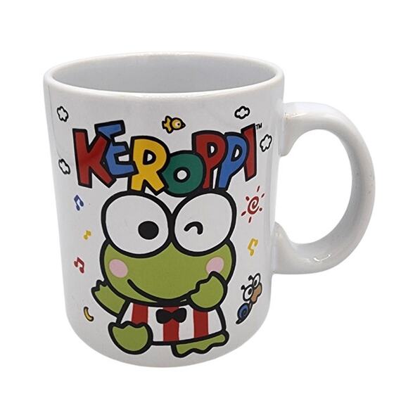 2023 Sanrio Kerokerokeroppi Hello Kitty & Friends Jumbo Ceramic Coffee Tea Mug - Picture 1 of 7